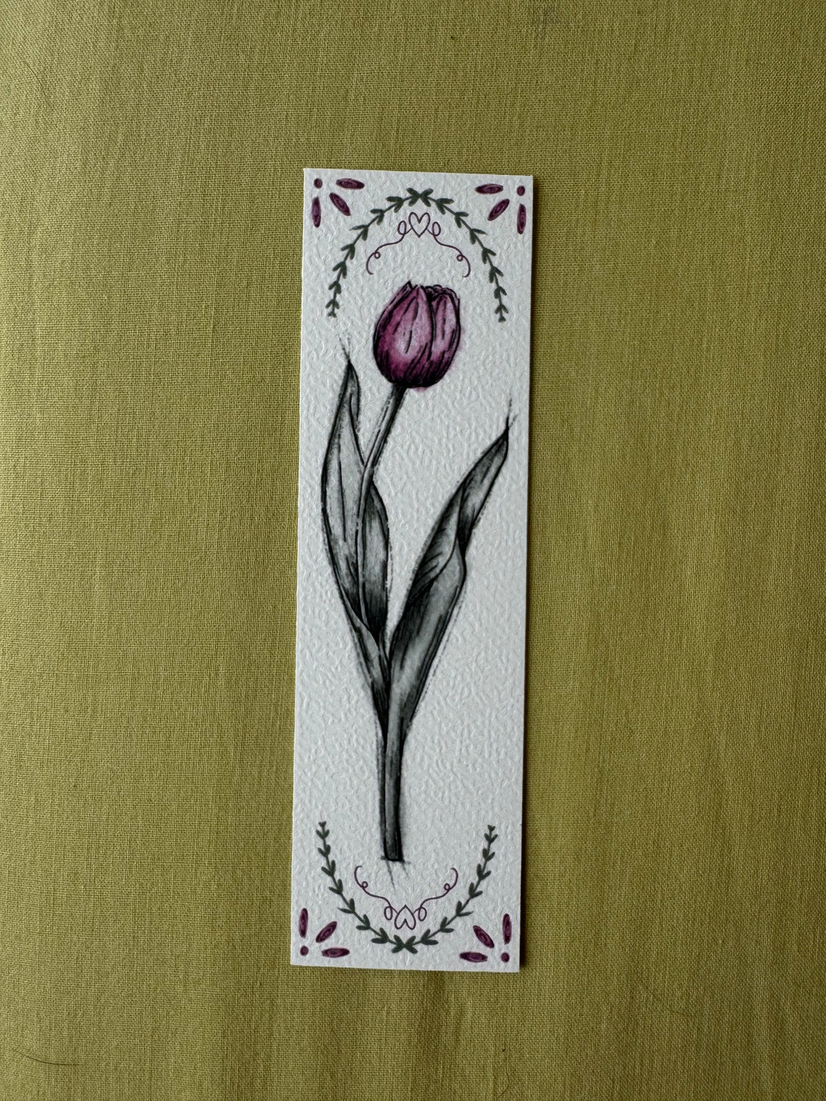 Tulip Bookmark