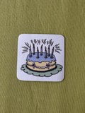Birthday Cake Sticker
