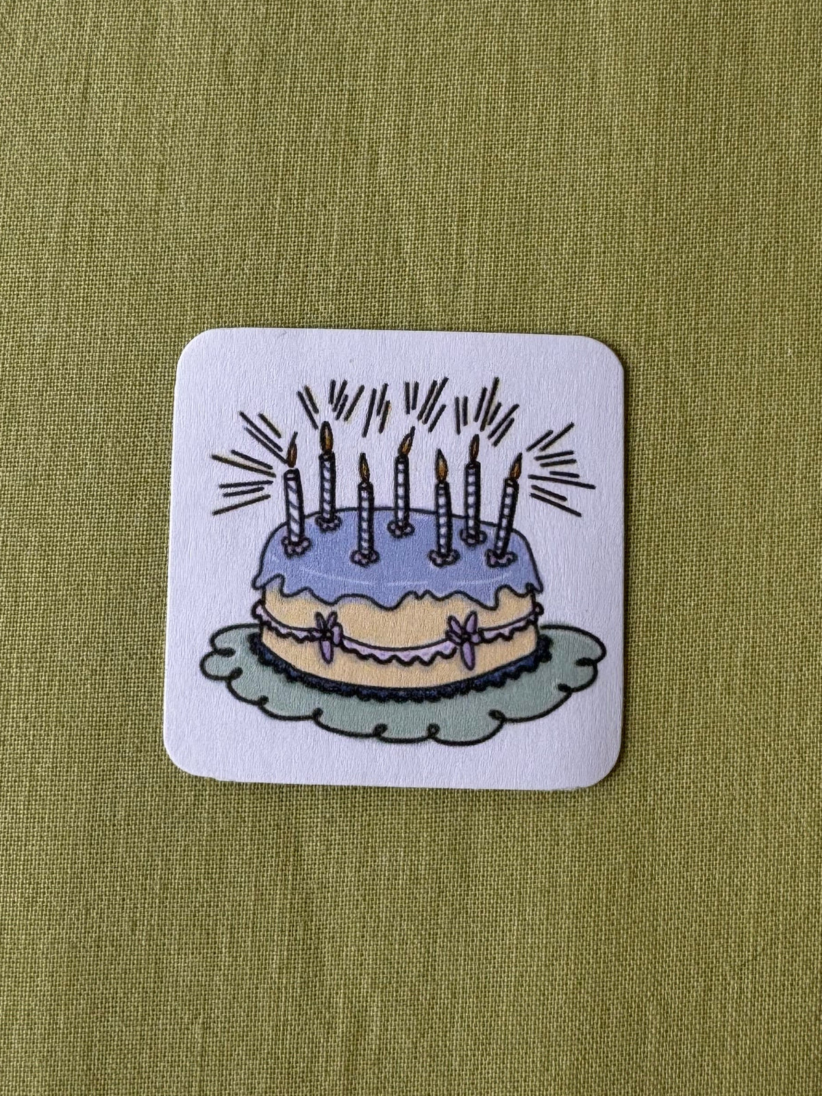 Birthday Cake Sticker