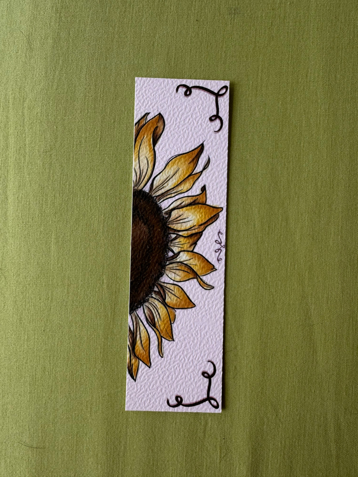 Sunflower Bookmark